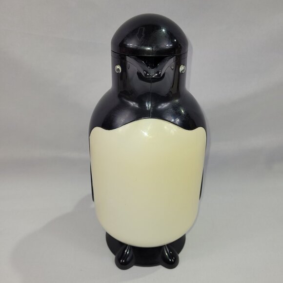 Metrokane Jerry Penguin Coffee Carafe 11" Vintage 80s Thermal Hot Drink Warmer - Picture 2 of 2